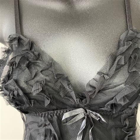 Intimates Sleepwear Nwot Lace Babydoll Camisole Sheer Lingerie Poshmark