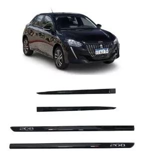 Friso Lateral Novo Peugeot Preto Original Lbrp