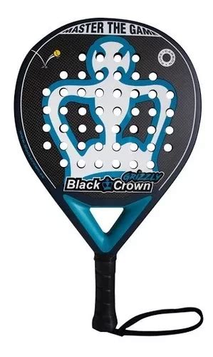 Pala Raqueta De Padel Black Crown Grizzly Azul