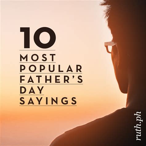 10 Popular Fathers Day Sayings — The Ruth Foundation