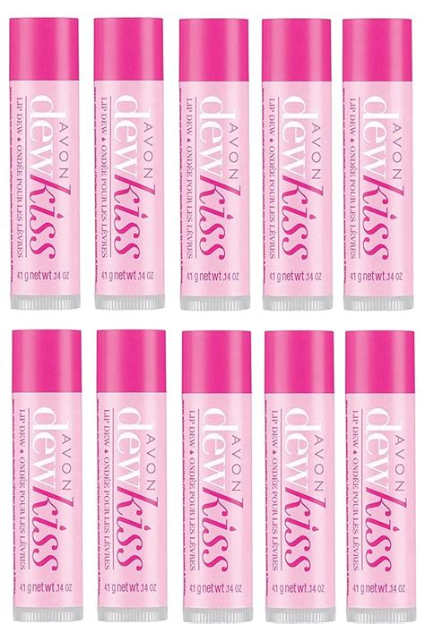 Amazon Avon Dew Kiss Lip Dew Lip Balm Lof 0 15 Ounce Pack Of 10