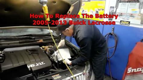 How To Replace The Battery 2005 2013 Buick Lacrosse YouTube