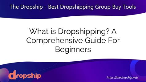 What Is Dropshipping A Comprehensive Guide For Beginners In The