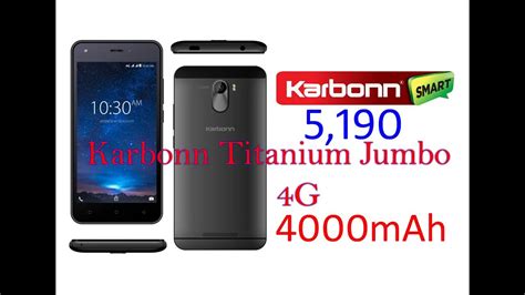 Karbonn Titanium Jumbo Mobile With Mah Battery Launched In India