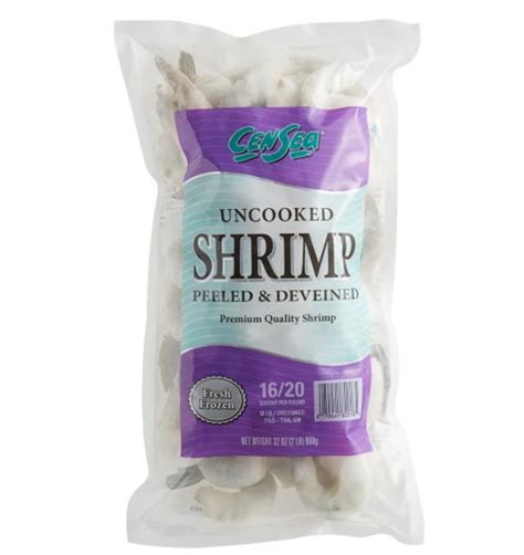 Censea 16 20 Iqf Pandd Tail On Vannamei Shrimp 1 Lb