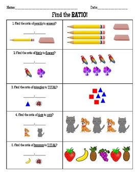 Simplifying Ratios Worksheet Fun And Engaging PDF Worksheets