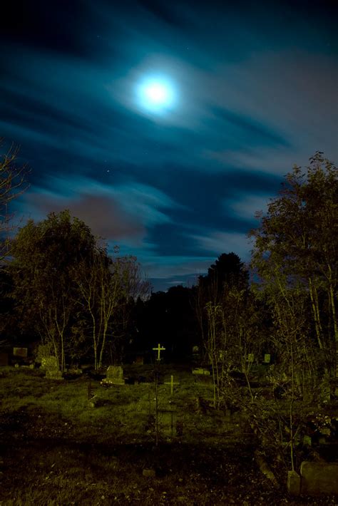 Cathays Cemetery Cardiff At Night A Photo On Flickriver