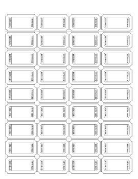 Printable Blank Raffle Ticket Template Raffle Tickets 47 OFF