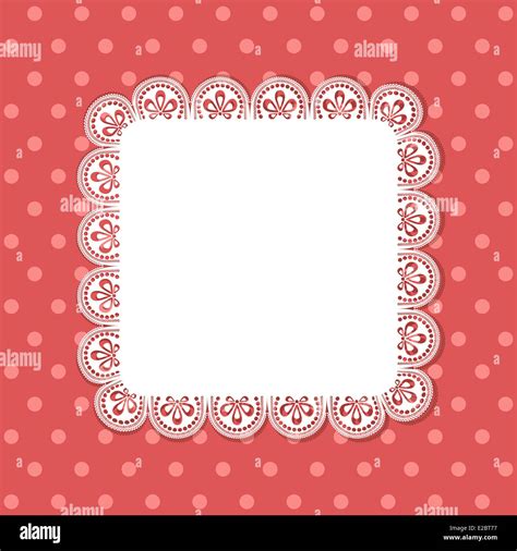 Lace Border White Background Fotos Und Bildmaterial In Hoher