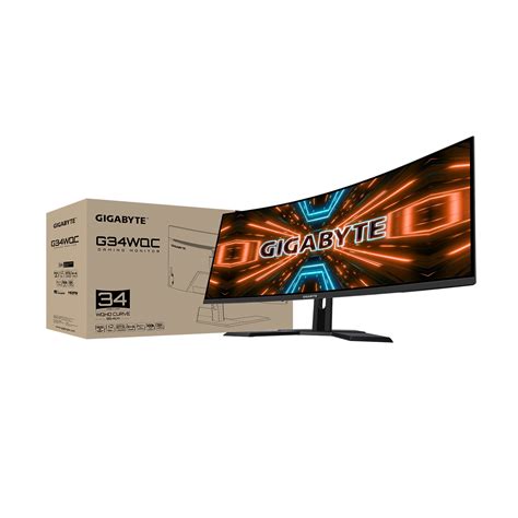 34 Монитор Gigabyte G34wqc Ek Black 144hz 3440x1440 Va купить в