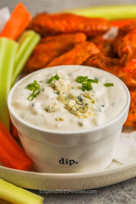 Blue Cheese Dip Spend With Pennies Be Yourself Feel Inspired