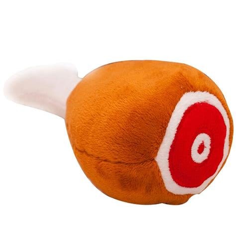 Pet Dog Cat Sound Emitting Plush Toy Chicken Drumstick Squeak Toy