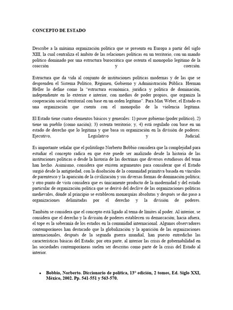 Concepto De Derecho Administrativo Estado Pdf Estado Política