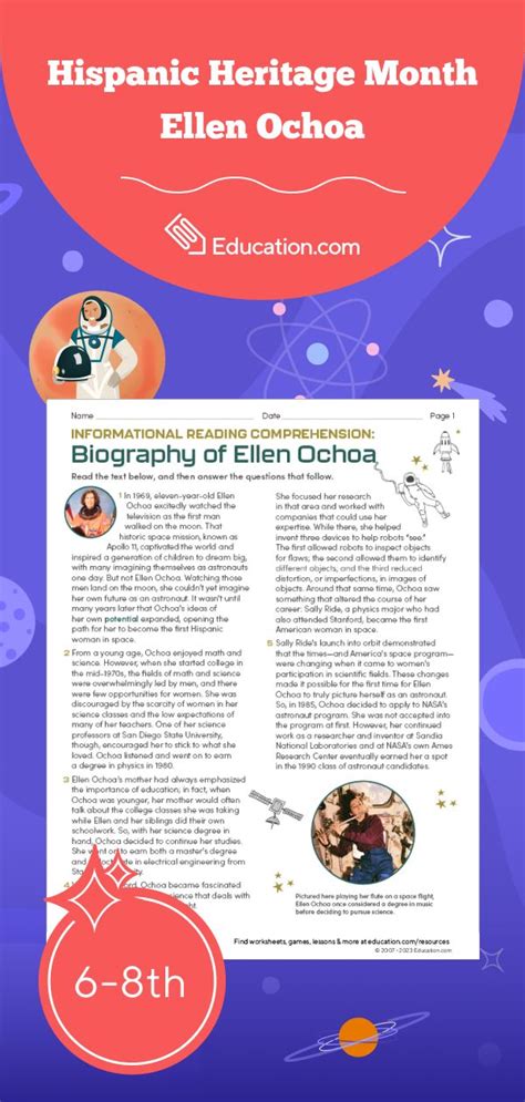 It S Hispanic Heritage Month Teach Your Students About Ellen Ochoa