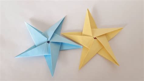 Learn To Make A 5 Point Star In Origami Simple And Easy With Very