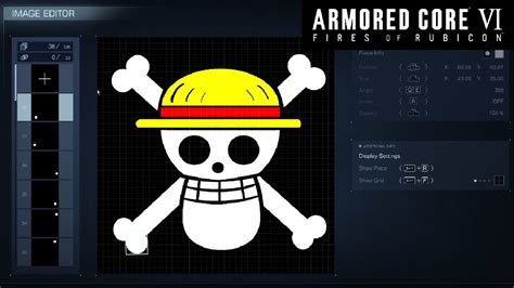 Straw Hat Crew Jolly Roger Armored Core VI Emblem YouTube