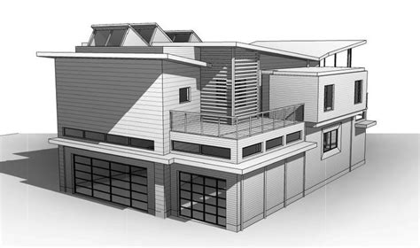 modern house blueprints | House blueprints, Modern house, House