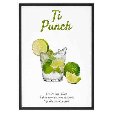 Affiche Cocktail Ti Punch La French Touch Reviews On Judge Me