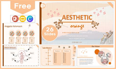 Plantilla Aesthetic Naranja Plantillas Para Powerpoint Y Google Slides