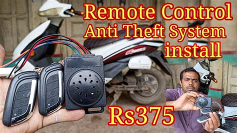 Electric Scooter Anti Theft Alarm System Install E Bike YouTube