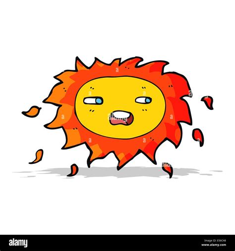 cartoon sad sun Stock Vector Image & Art - Alamy