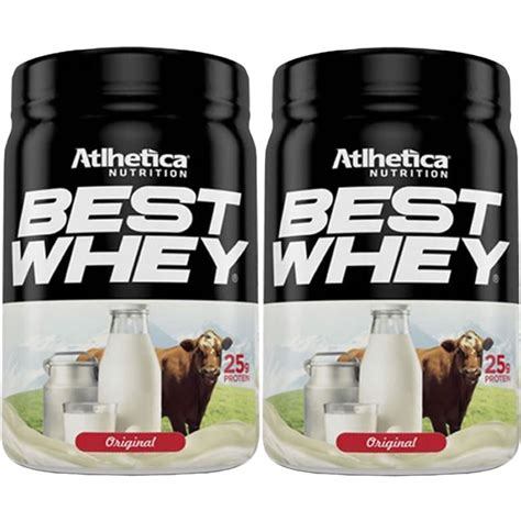 Kit X Best Whey G Original Atlhetica Nutrition Otimanutri