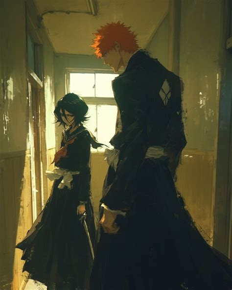 Ichigo and Rukia by Nevermorenumb on DeviantArt