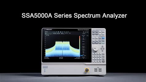 Siglent Ssa5000a Series Spectrum Analyzer Introduction Youtube