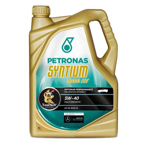 PETRONAS МОТОРНО МАСЛО PETRONAS Syntium 3000 AV 5W 40 5 литра