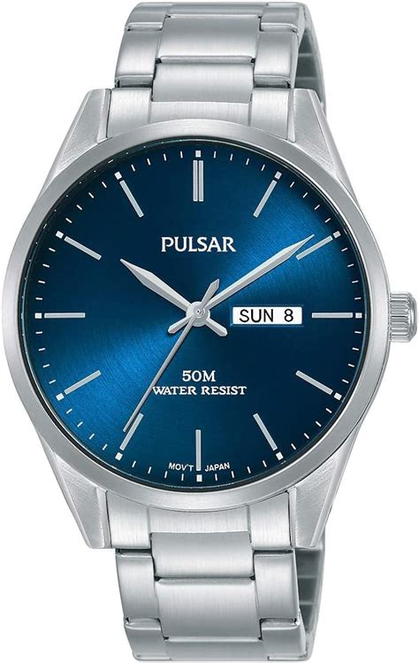 Seiko UK Limited EU Pulsar Montre à Quartz avec Bracelet en Acier