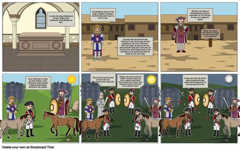 The Battle Of Hastings Storyboard By Dc181b84