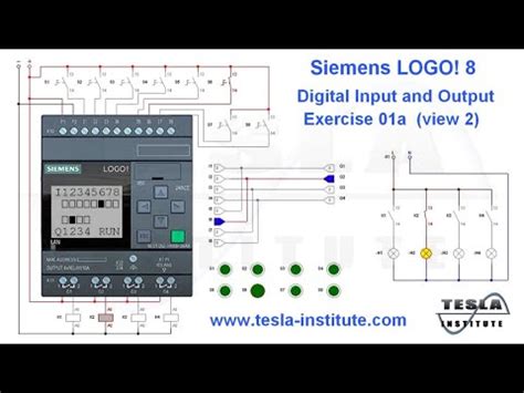 Siemens Logo Digital Input And Output Exercise A Youtube