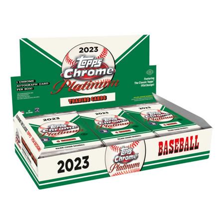 Mlb Topps Chrome Platinum Aniversary Hobby Box