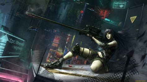 Wallpaper Cyberpunk Futuristic Comics Games Screenshot Computer