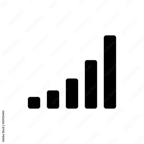 Signal Bar Icon Stock Vector Adobe Stock