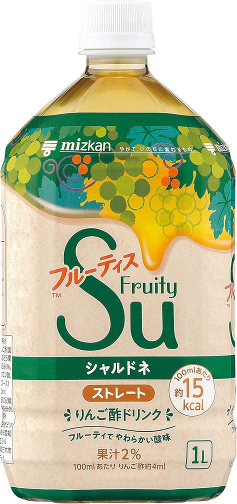 Jp ミツカン フルーティス シャルドネ ストレート 飲むお酢 1000ml×2本 食品・飲料・お酒