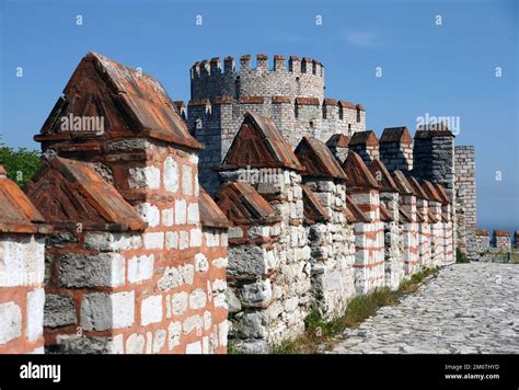 Yedikule Walls Located In Istanbul Turkey Were Built During The