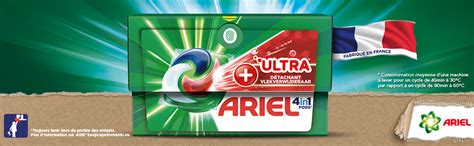 Ariel All In Pods Lessive Liquide En Capsules Lavages Ultra