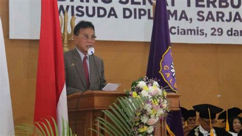 Pesan Bupati Ciamis Untuk Wisudawan Universitas Galuh