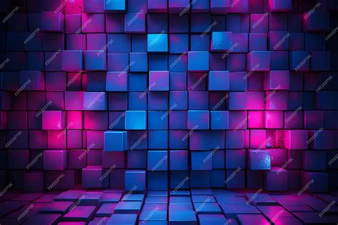 Premium Ai Image Abstract Modern Colorful Purple Wall Background With