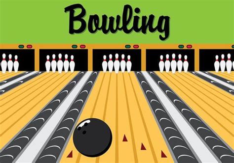 Bowling Lane Top View Vector Download Free Vectors Clipart Graphics