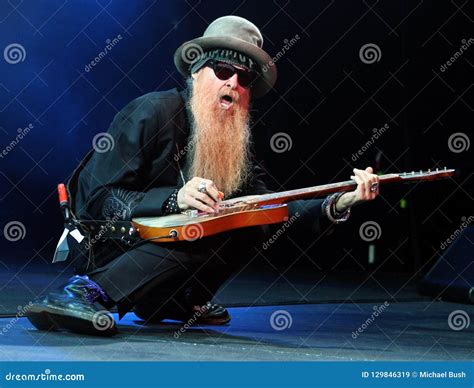 ZZ Top Performs in Concert editorial stock image. Image of beard ...