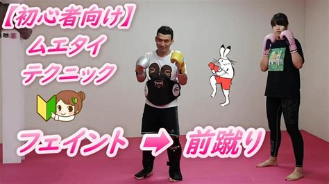 初心者🔰向け ムエタイテクニック フェイントからの前蹴り キックボクシング キックボクシング ムエタイ Kickboxing