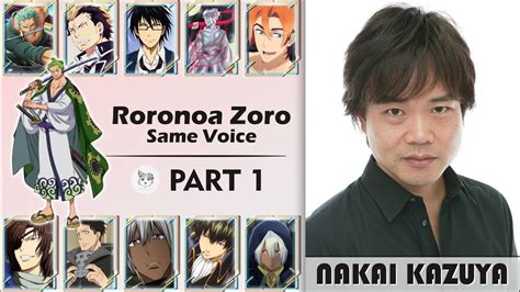 Sub Indo English Kazuya Nakai Anime Voice Actor Part