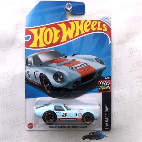 Hot Wheels 2024 Shelby Cobra Daytona Coupe Gulf Shopee Malaysia