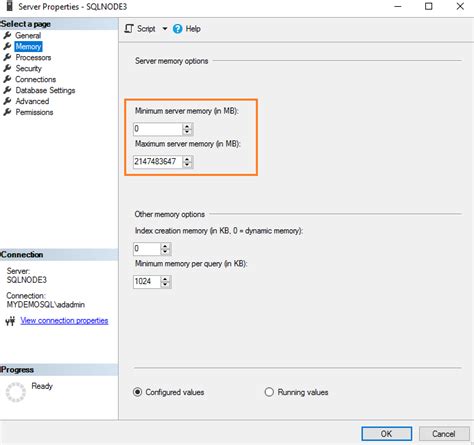 How To Set Sql Memory Limit Williams Diespithe70