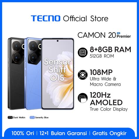 Jual Tecno Camon Premier G Mp Ultrawide Macro Camera With Sensor