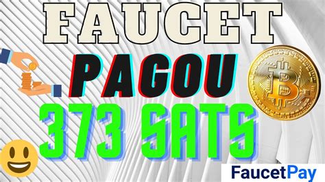 Bitcoin Faucet Pagou Satoshis Na Faucetpay Youtube