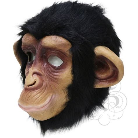 Deluxe Latex Realistic Animal Chimpanzee Mask Ape For Cosplay Etsy