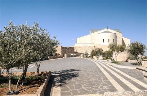 Church on Mount Nebo stock photo. Image of history, arabic - 54102960